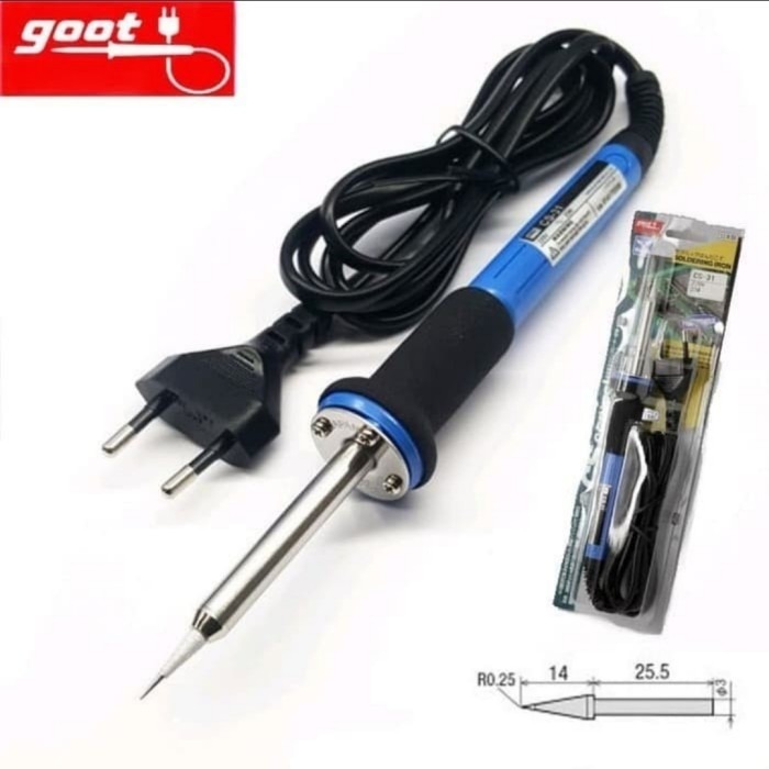 Solder Tangan / Solder Listrik GOOT CS-31 25W Soldering Iron Tip Solder Listrik Solder Goot CS 31 CS31 ORIGINAL